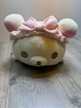 NWT! Round1 Exclusive San-X Rilakkuma Laydown Pajama Party 14" Plush Bear Doll